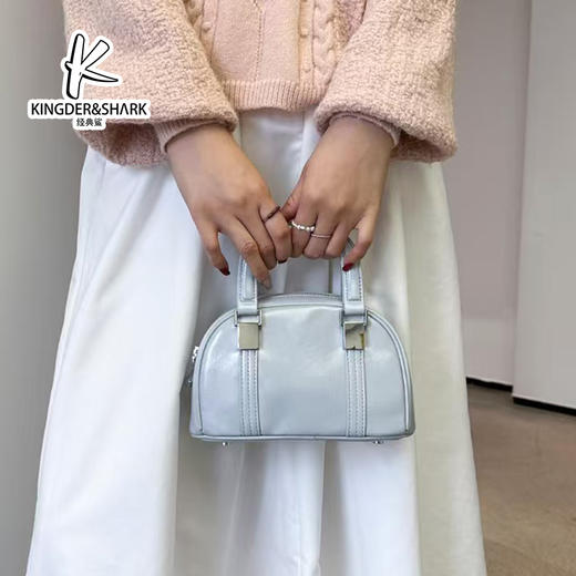 经典鲨2025年新品精致小巧可爱手提斜挎包女KGB53-5197831 商品图0