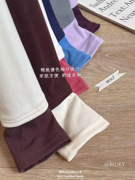 egg六色德绒春季打底衫 商品图14