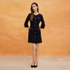 QE818斯尔丽25新款小香风连衣裙春装精致优雅名媛收腰时尚OL风连衣裙 商品缩略图3