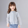 笛莎Deesha 童装女童外套2025夏新款女童蓝色小花萌趣长袖开衫 商品缩略图1
