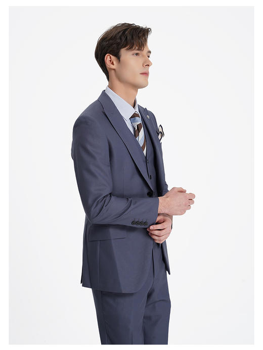 callisto熔岩灰精选丝羊毛西服 商品图2