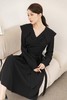 amadella 黑色娃娃领收腰连衣裙 15550 商品缩略图4