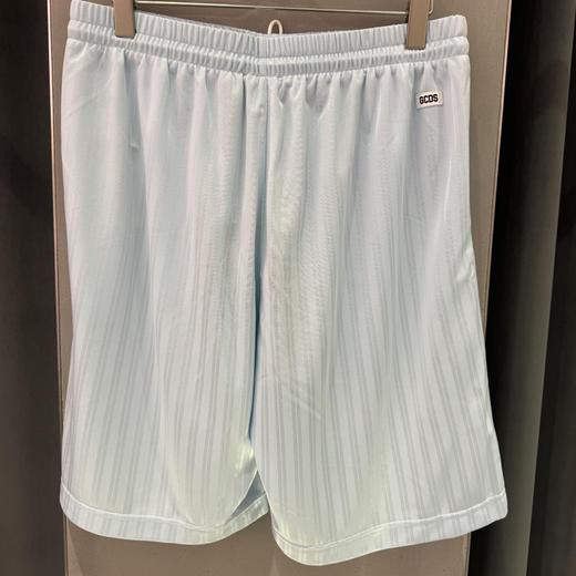 GCDS 男士字母徽标刺绣棉质休闲短裤 浅蓝 A1CM3100TD770 商品图1