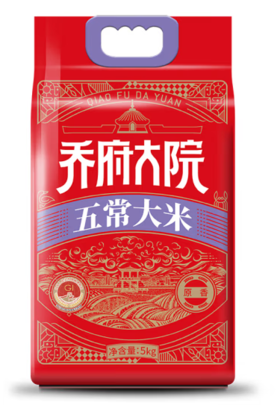 乔府大院 红金系列 五常大米（原香）真空 粳米5kg