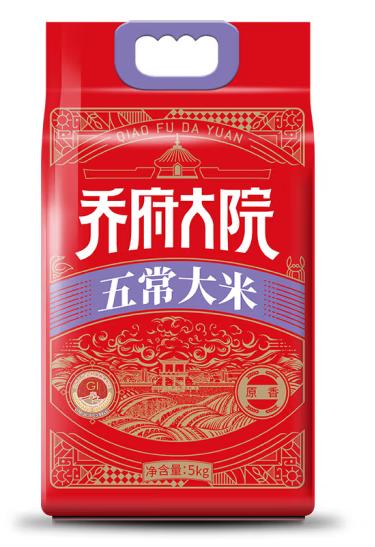 乔府大院 红金系列 五常大米（原香）真空 粳米5kg 商品图0