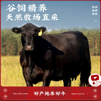 华牧鲜澳洲谷饲原切眼肉牛排159g*4片 进口雪花牛肉 源头直发 商品图4