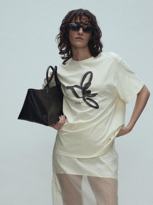 VC｜SS25006 Tully bird Tshirt [短袖上衣 黄 / 白 / 蓝 / 灰 / 卡其 ] 商品图1