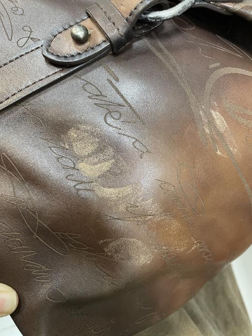 BJ1C1802011DF BOFFIN 新款擦色小牛皮男士旅行包旅行袋 商品图5