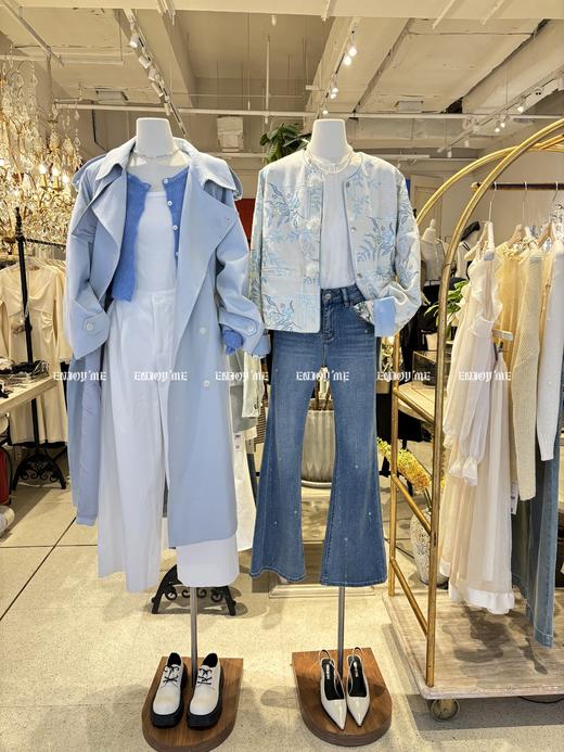 【门店同款】ENJOY春季云敛-春光推盏花集中式外套 161848070 商品图11