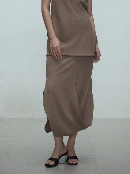VC｜SS25037 Shanti twist skirt [半身裙 卡其 ] 商品图1