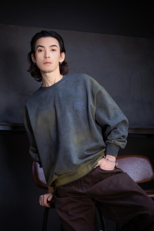 W432564220扎染圆领卫衣 商品图2