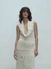 VC｜SS25038 Amani draped knit top  [无袖上衣 黑 / 米白 ] 商品缩略图2