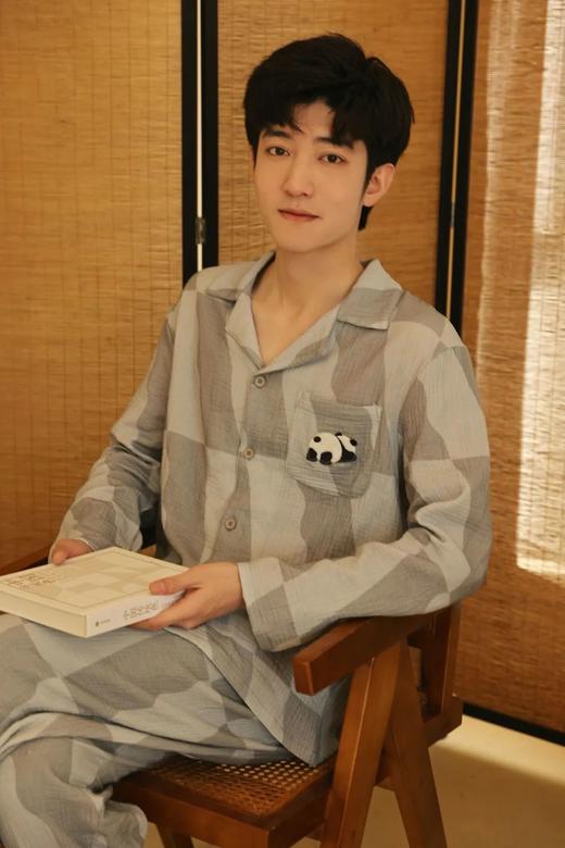 LANSHU岚束•无拘无束情侣家居服｜经典翻领设计，舒适耐穿【发货时效3-7天】 商品图6