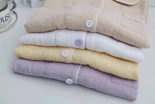 🌸🌸上一团不够卖❗法国🏕️【MAWALIFE简约棉糖糖睡衣】 ✨线下零售价💰 ¥599/套 ✨福利秒杀 💰¥99/套 ✅100%全棉纯色双层纱面料 商品图1