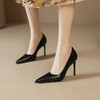 【预售5天】高跟鞋春夏新款百搭尖头细跟气质法式女鞋职业性感黑色单鞋AK&A-3106 商品缩略图4