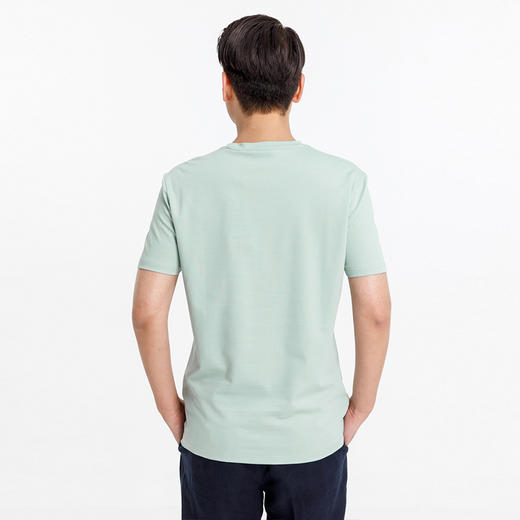 布兰施男装2025春夏7A抗菌休闲T恤 商品图3