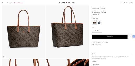 哇喔，人见人夸！！颜值很高の复古老花大容量单肩托特包C022688 商品图5