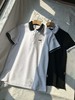 贝壳三 珠地棉撞色翻领卡通头像刺绣休闲纽扣短袖POLO衫C022608 商品缩略图4