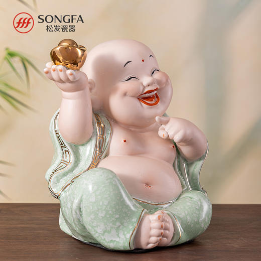 指定发财沙弥摆件 商品图0