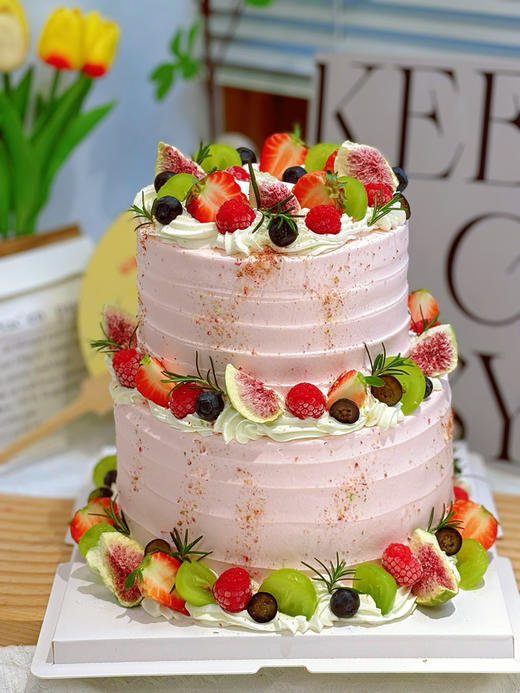 双层水果奶油蛋糕 下单前请仔细阅读商品详情 商品图1