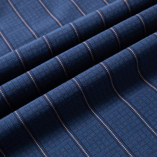 【100%棉】【DPS】大依优型大码短袖POLO衫夏装棉半袖体恤男大码翻领上衣胖子宽松经典条纹 商品图3