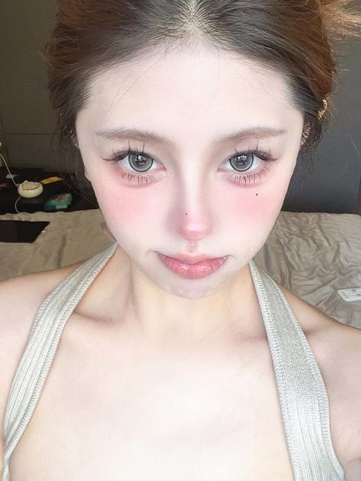 flowercolor 半年抛美瞳 闷青牛乳 直径14.5mm着色13.9mm 商品图0