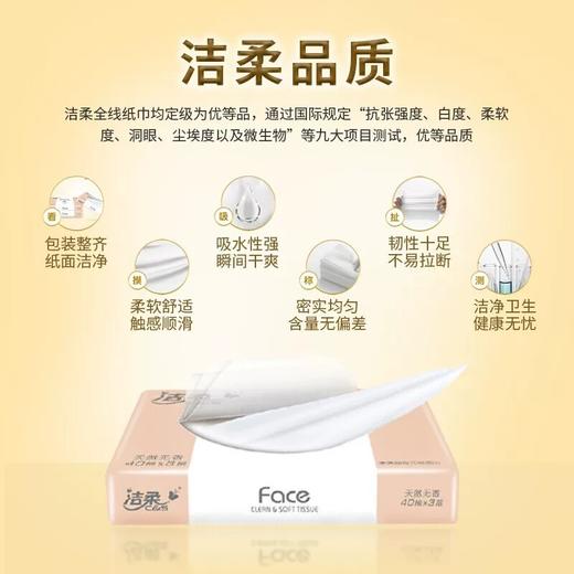 洁柔便携可湿水面巾纸40抽*3层  1包 商品图1
