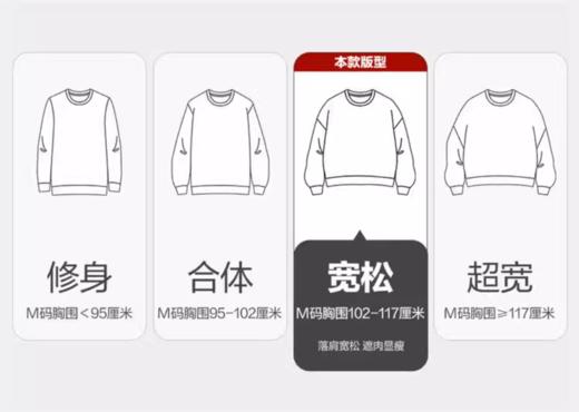 佐丹奴女装宽松版型字母卫衣05394616 商品图3