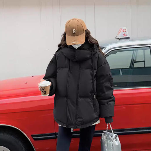 【积分兑换】韩版宽松 设计感小众，精巧的细节 舒适贴身，温暖守护 商品图0