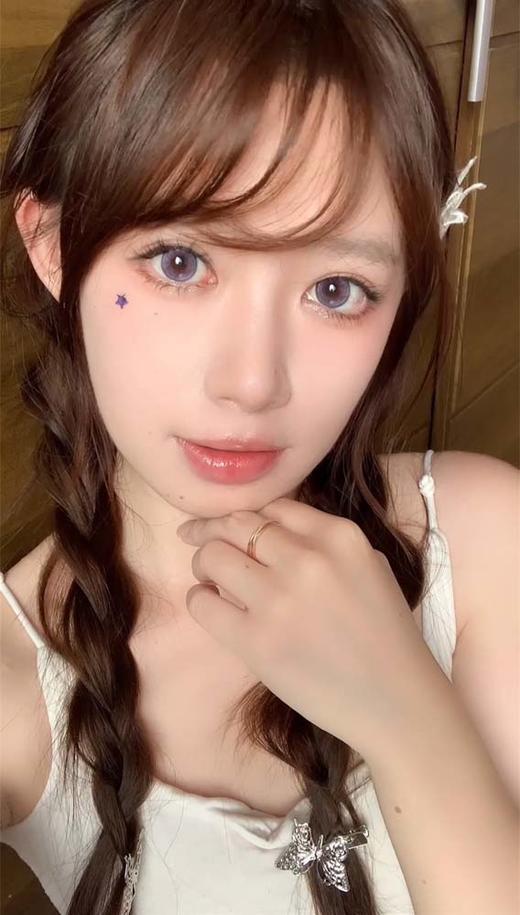 flowercolor 半年抛美瞳  星黛露紫  直径14.5mm着色13.8mm 商品图4