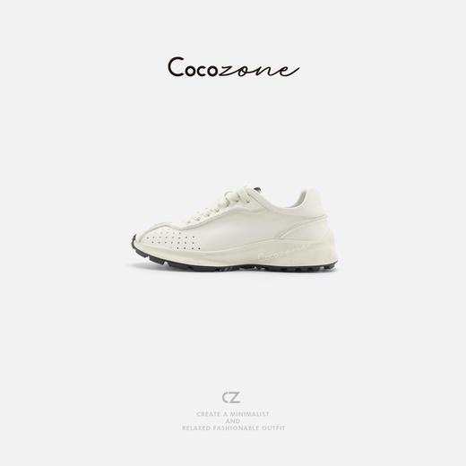 COCO ZONE 早春复古厚底系带透气女士休闲鞋CD2A0071 商品图0