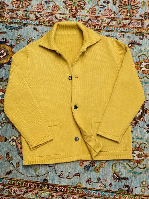 Fortela 黄绿色针织开衫夹克 商品图13