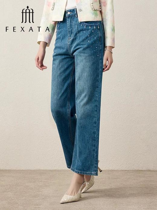 3楼FEXATA服饰(新百购) 高街复古丹宁牛仔裤 商品图0