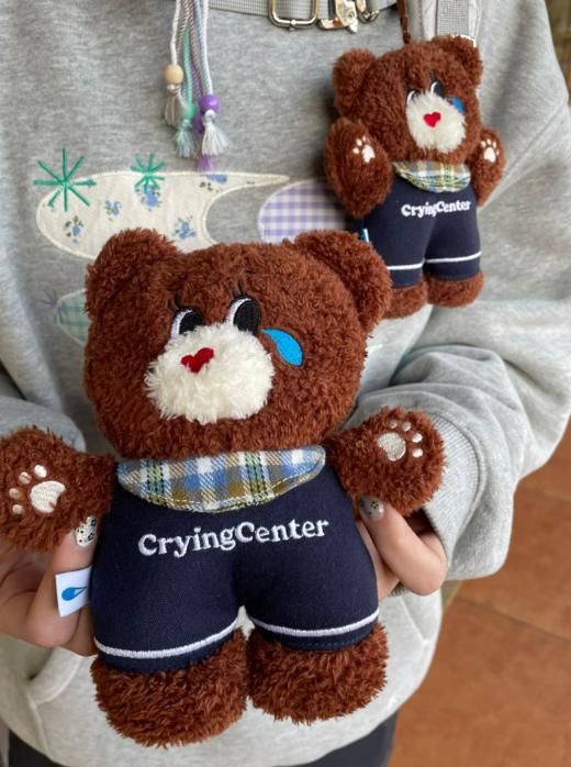 CryingCenter 超爱哭的曲奇饼干熊毛绒可爱玩偶 哭喊中心 商品图5