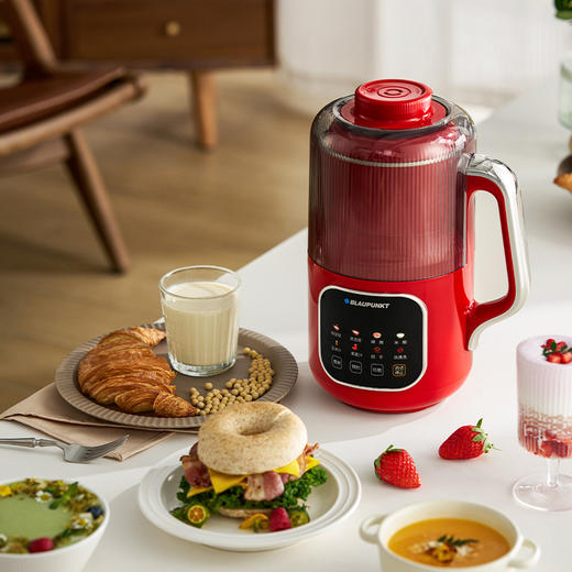 【升级外置隔音舱】蓝宝豆浆机SM08S 升级16叶立体刀 粉碎细腻 10重降噪技术 干豆直打免滤 10大功能菜单 高温清洗烘干 1.2L大容量 商品图2