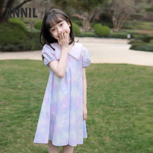 女童短袖连衣裙夏季新款安奈儿童装EG523103 商品图1