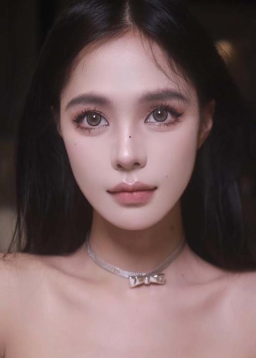 flowercolor 半年抛美瞳 闷青牛乳 直径14.5mm着色13.9mm 商品图6