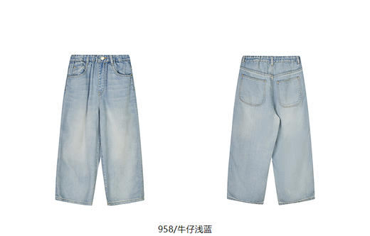 Jnby  25年春款  牛仔长裤  1P3E11240 商品图14