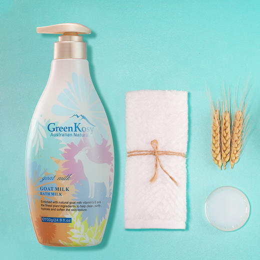 「超值2瓶装」绿色溪谷 山羊奶丝滑沐浴乳/绿色溪谷玫瑰保湿/茶树舒爽/橙花亮肤沐浴露 保湿滋养 补水润肤 700g/瓶 商品图4