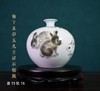 釉下五彩玉兔呈祥石榴瓶 商品缩略图0
