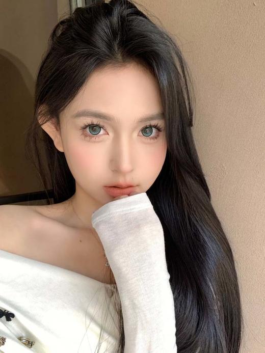 flowercolor 半年抛美瞳  爆汁青提 直径14.5mm着色13.9mm 商品图5