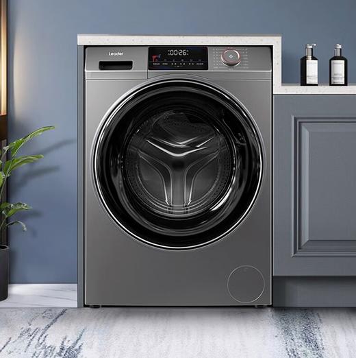 Leader海尔13公斤滚筒洗衣机全自动 大容量家用智能投放 525mm大筒径超薄双喷淋高温洗130BD299S以旧换新 13KG大容量丨智能投放丨525mm大桶径 商品图0