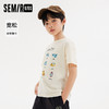 森马儿童短袖T恤新款中性风时尚印花上衣夏季男童女童休闲装 商品缩略图1