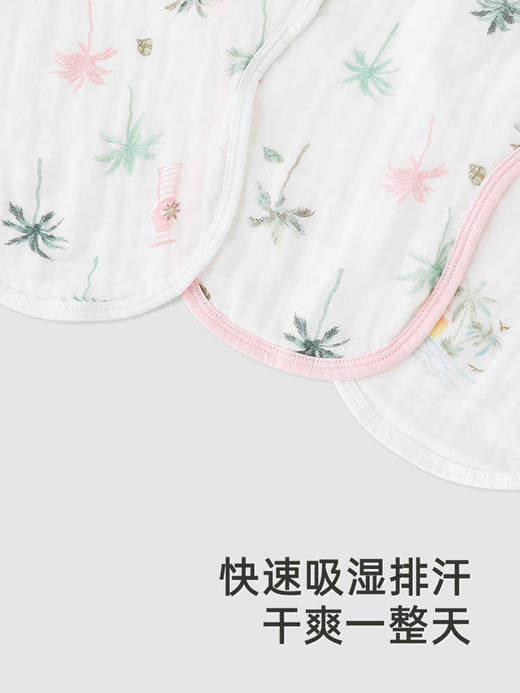 英氏婴幼儿吸汗巾四季可用小宝宝垫背巾7A抗菌3条装YMGDJ0R084A YMGDJ0R085A 商品图2