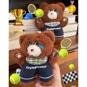 CryingCenter 超爱哭的曲奇饼干熊毛绒可爱玩偶 哭喊中心