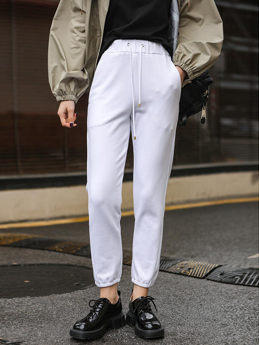 单品包邮 现货 THS-限时 max家 春梦大觉薄绿粉紫 M+leisur风帽卫衣/直筒长裤/慢跑裤 BI472 BJ3106 BJ3107 商品图4