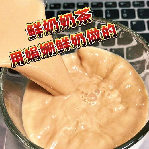 【娟姗牛奶】鲜奶特调奶茶350ml 商品图0