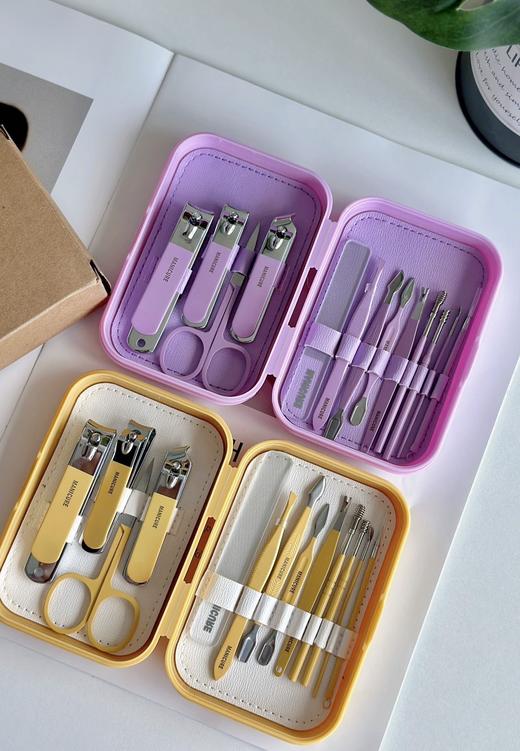 【品牌直发】13件套💰23.9❗Trees&wind 雪糕盒指甲刀修容套装丨官网💰96！甲&面&耳&多方位清洁，一盒到位❗✅不锈钢+高硬度进口碳钢，德系精工 ✅轻松剪硬甲 商品图11