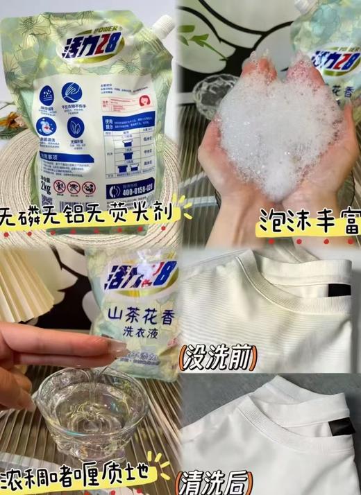 山茶花香洗衣液一箱 商品图3