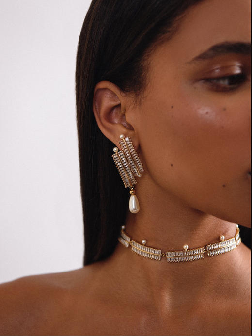 Chabaux MAHARANI PALACE系列双层耳环 商品图4